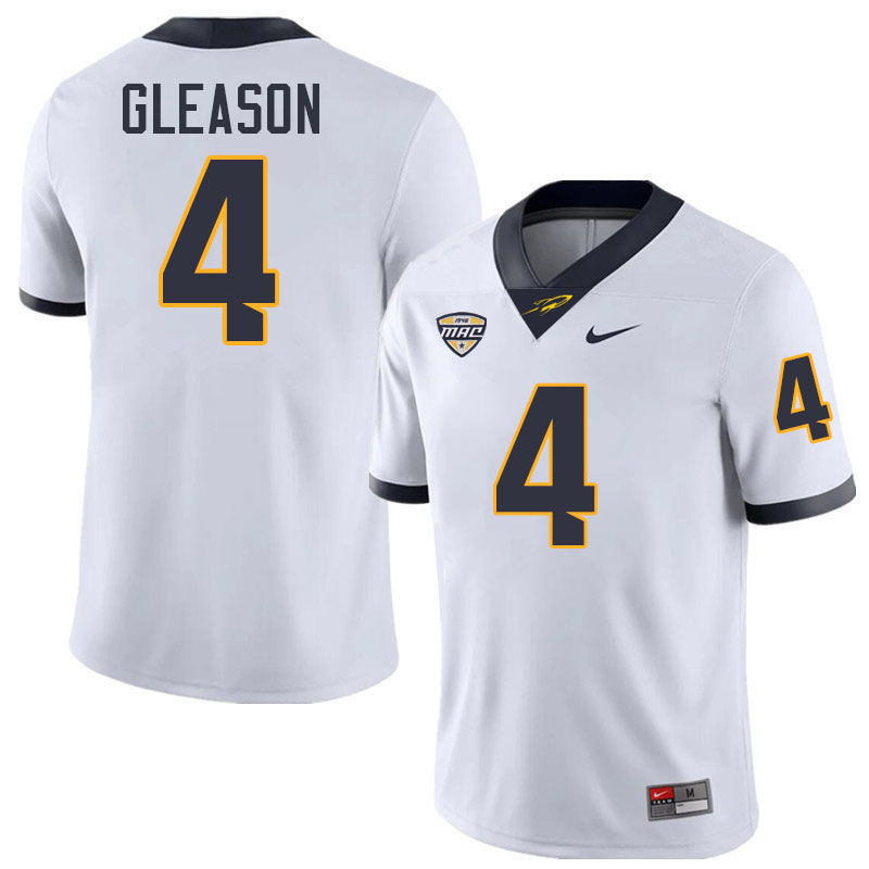 Tucker Gleason Toledo Jersey,Toledo Rockets #4 Tucker Gleason Jersey Youth College-White